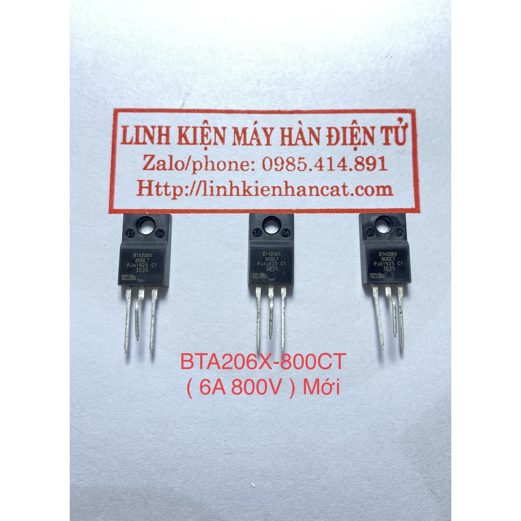 Triac BTA206X-800CT ( 6A 800V ) Mới