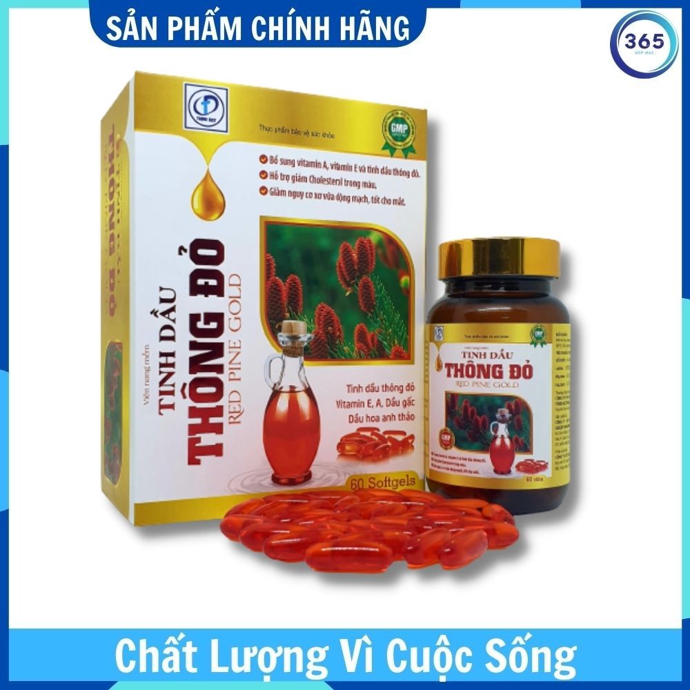 Viên Uống Tinh Dầu Thông Đỏ: Bổ Sung Vitammin, Hỗ Trợ Thị Lực, Tăng Cường Thành Mạch Máu