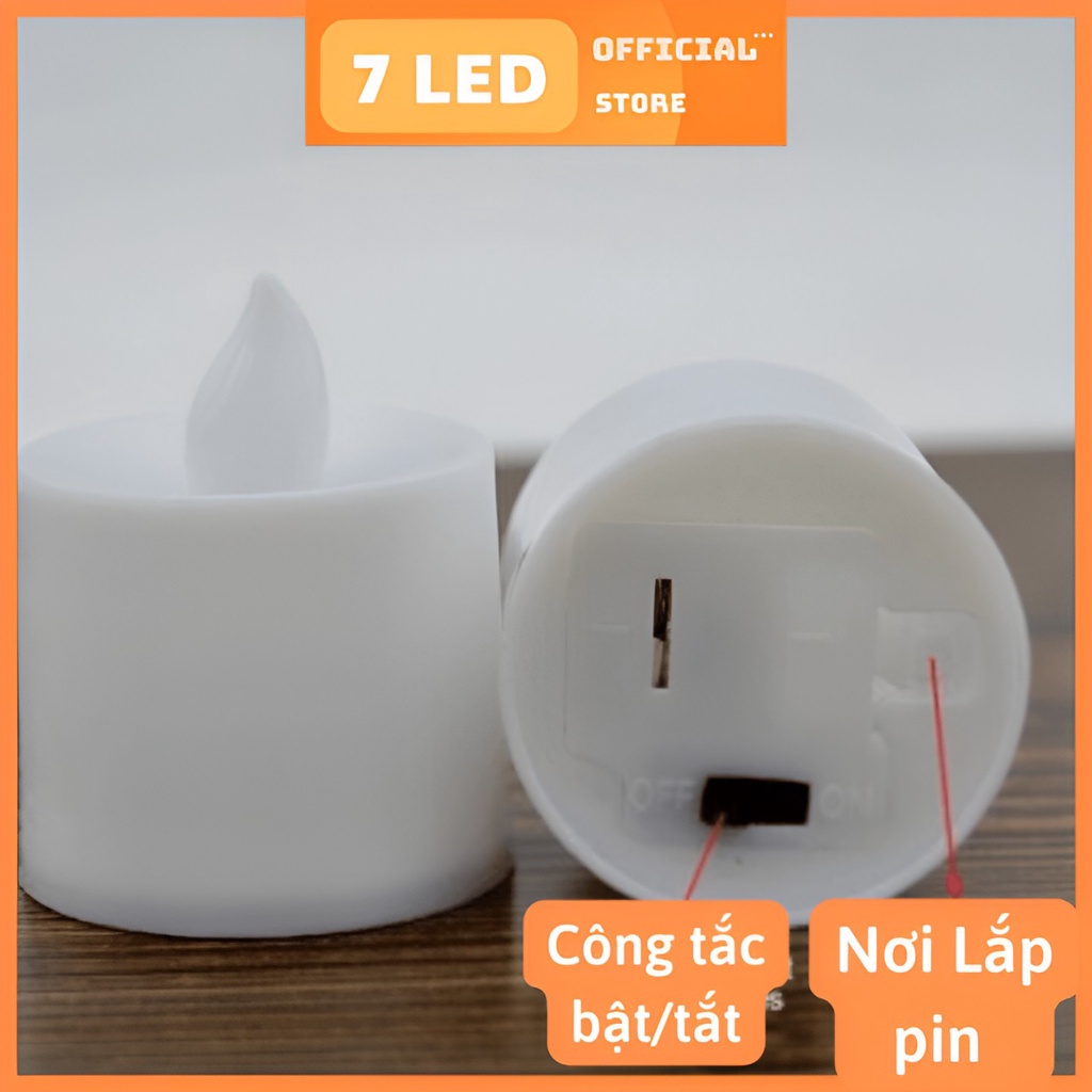 Nến điện tử mini , đèn led nến decor tặng kèm pin, dùng trang trí,tỏ tình,tiệc cưới