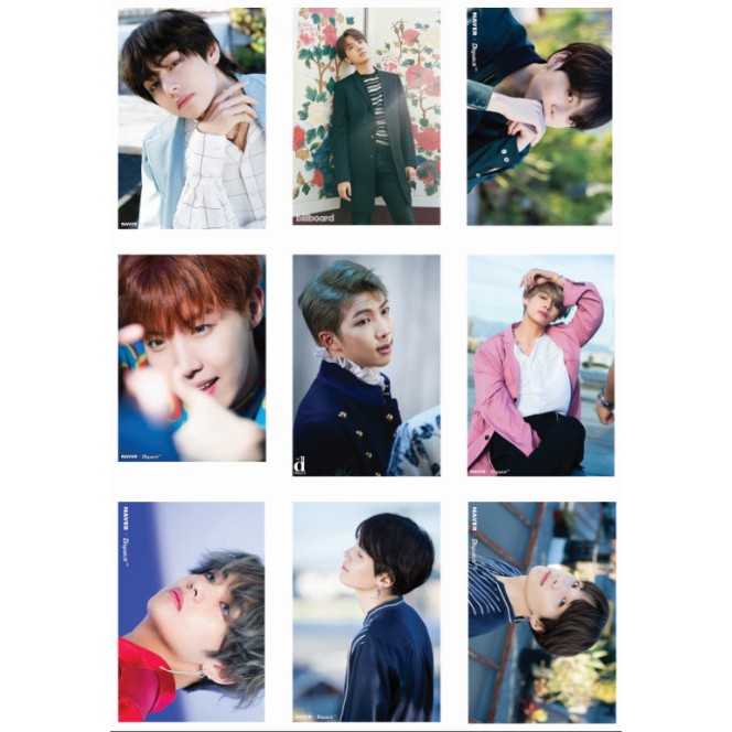 Lomo card ảnh nhóm BTS 2017 full 81 ảnh