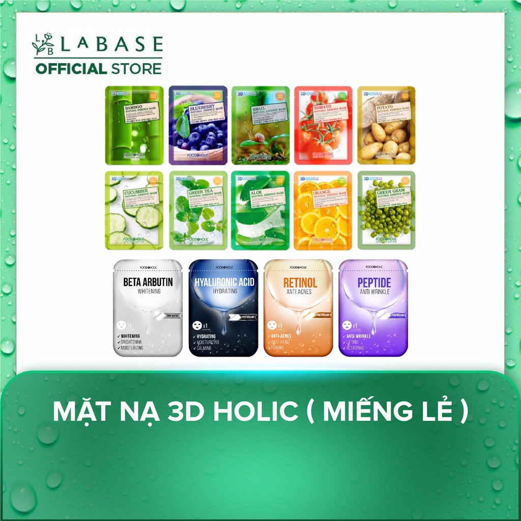 Mặt Nạ 3D Foodaholic Hàn Quốc