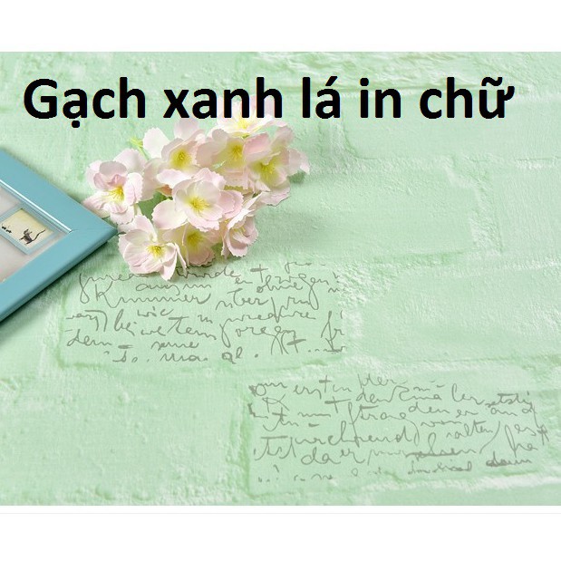 Bộ sưu tập các mẫu giấy dán tường giả GẠCH - ĐÁ  khổ giấy 45cm có keo sẵn