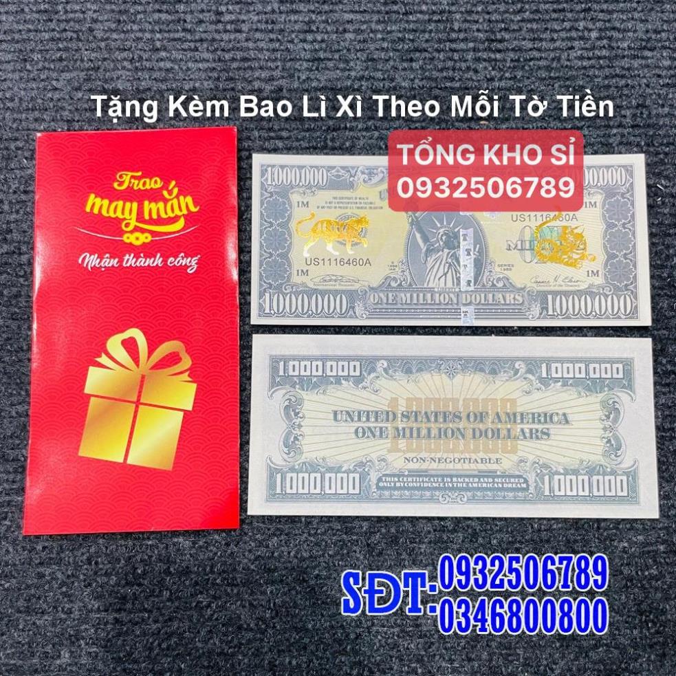 [CỰC RẺ] Tiền 12 con giáp 1 triệu dollars 12 Con Giáp Mạ Vàng lưu niệm của Mỹ cực độc, tặng bao lì xì