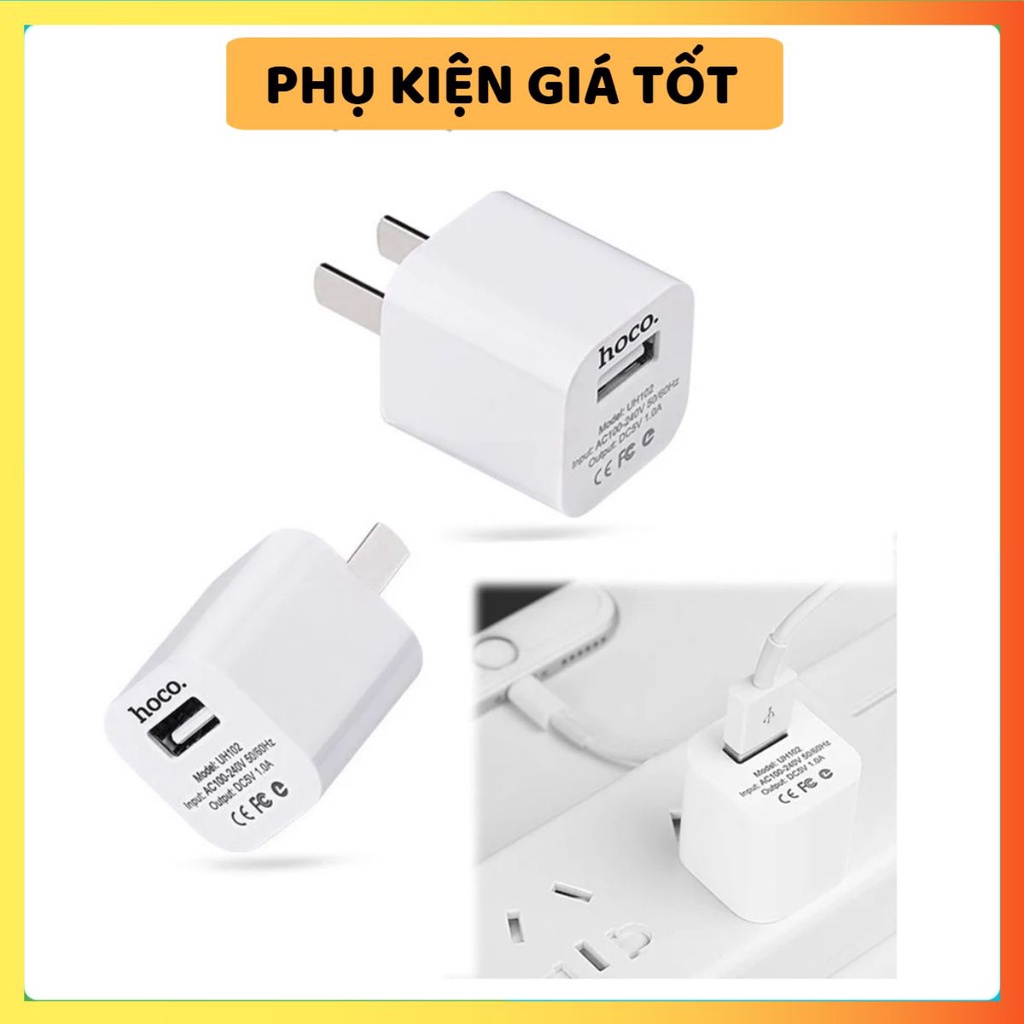 Củ Sạc Hoco UH102  - Hàng Chính Hãng Bảo Hành 12 Tháng
