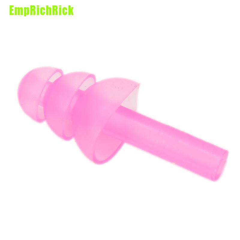 (hàng Mới Về) 1 Cặp Nút Bịt Tai Emprichrick Bằng Silicone Chống Tiếng Ồn Thoải Mái Khi Ngủ