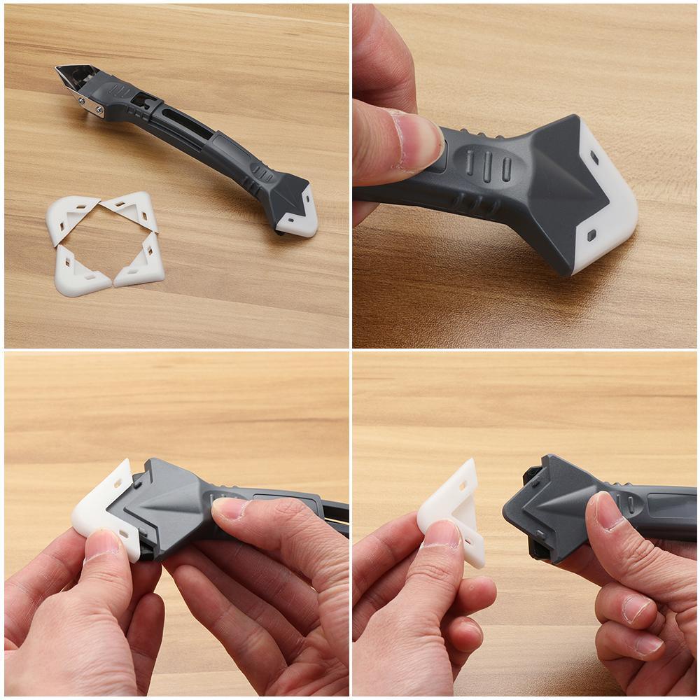 MUVAKO Dụng Cụ Chà Rửa Góc Cạnh Bằng Silicone