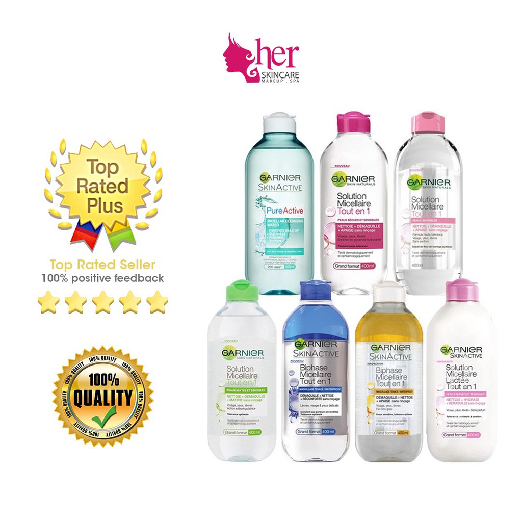 [AUTH - ĐỦ BILL] [HÀNG CHÍNH HÃNG] Tẩy trang Garnier Chính Hãng 400ml | BigBuy360 - bigbuy360.vn