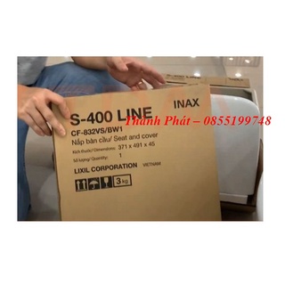 INAX - [CHÍNH HÃNG] Nắp bồn cầu đóng êm INAX CF832VS, dùng cho bồn cầu AC-832VN