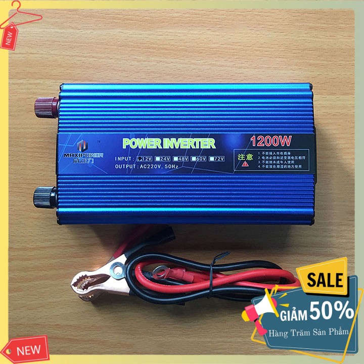 Bộ Biến Điện 12V Lên 220V 1200W