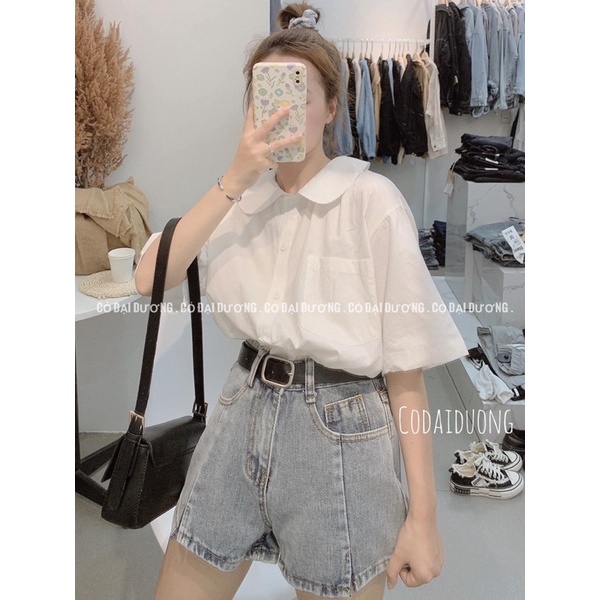 Sơ mi tay cộc cổ sen style Thái Len | BigBuy360 - bigbuy360.vn