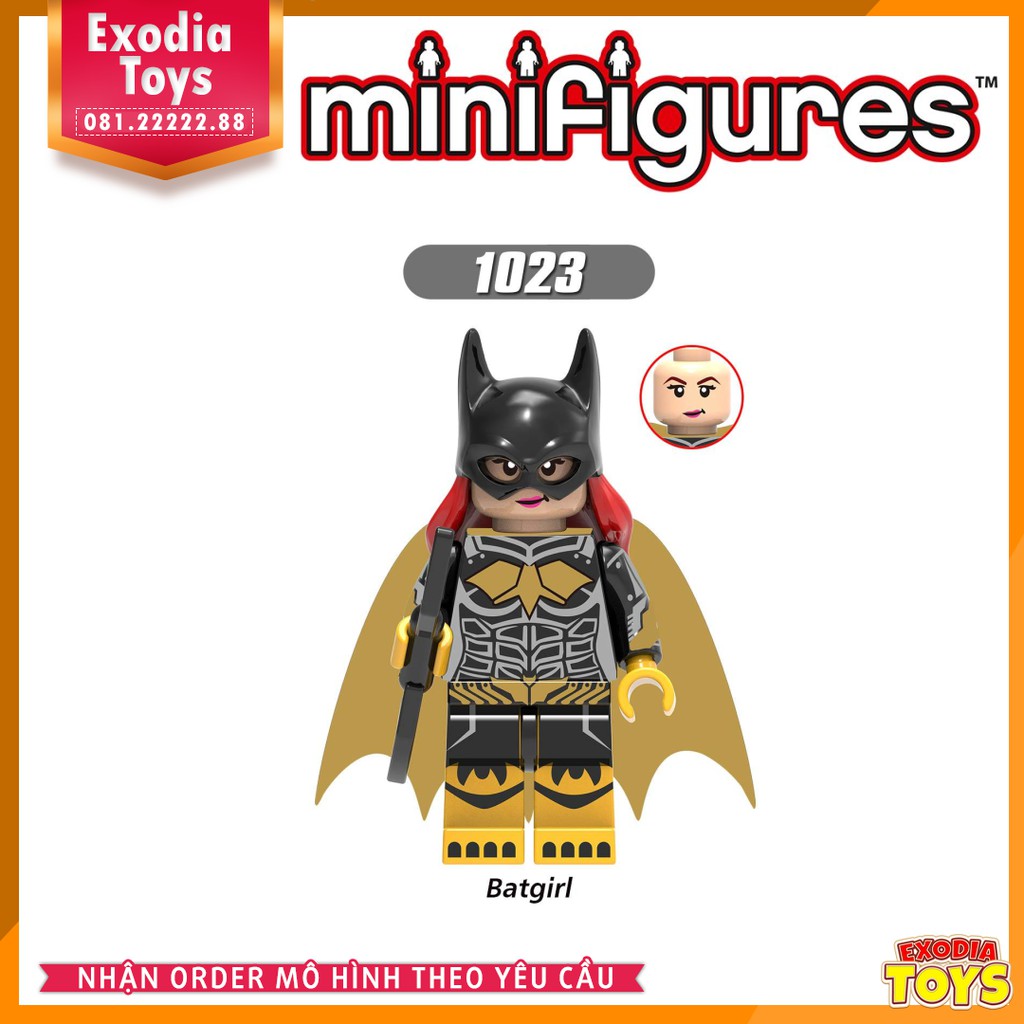 Xếp hình minifigure nhân vật siêu anh hùng và kẻ phản diện DC - Đồ Chơi Lắp Ghép Sáng Tạo - XINH 0227