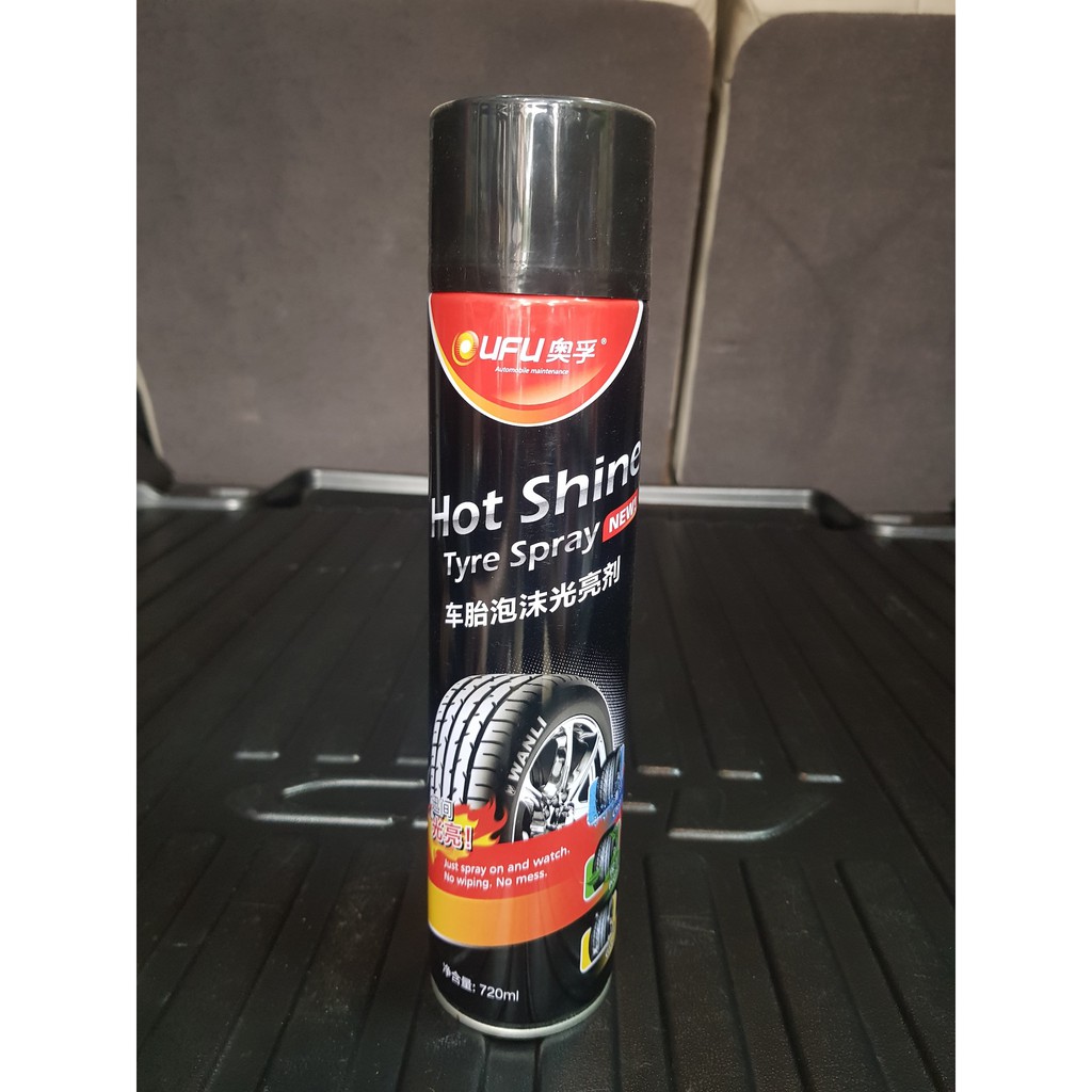 CHAI XỊT BÓNG LỐP XE TỨC THÌ HOT SHINE 650ml