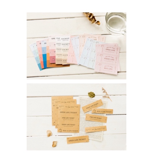 Bookmark mini hình phiếu Ticket