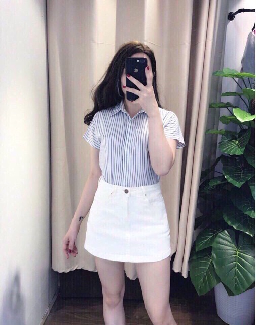 Chân váy kaki nữ có quần đùi lót trong CV600 | BigBuy360 - bigbuy360.vn