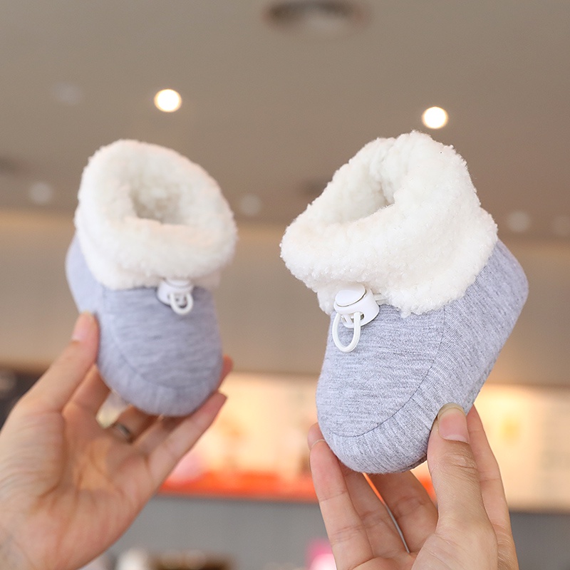 Giày Bốt Giữ Ấm Mùa Đông Cho Bé 0-18 Tháng Tuổi