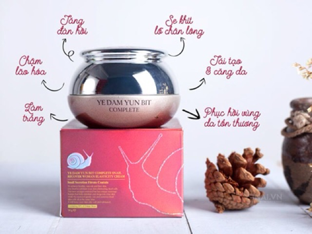 Kem Dưỡng Da Ốc Sên Hàn Quốc, Hộp 50gr