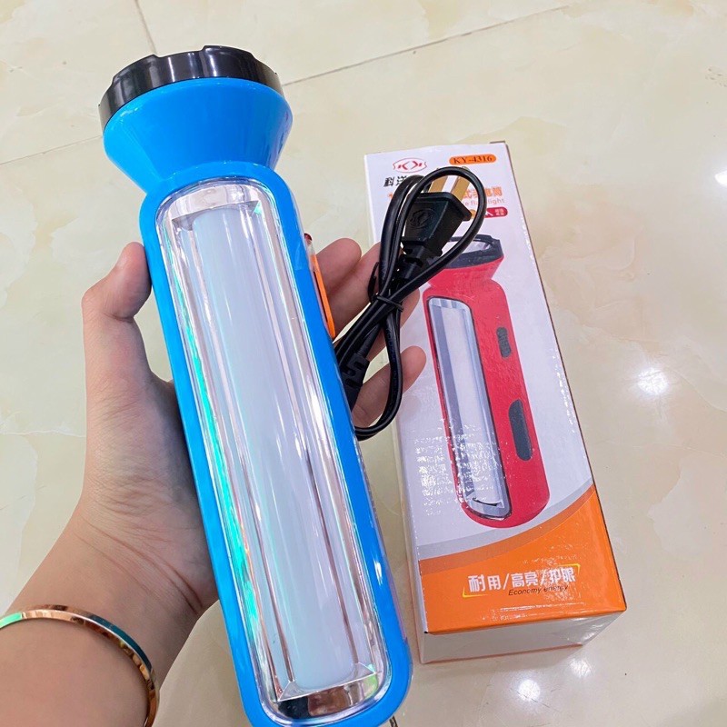 Đèn Pin Sạc Keyang KY- 4316 2 Trong 1 - | Shopee Việt Nam