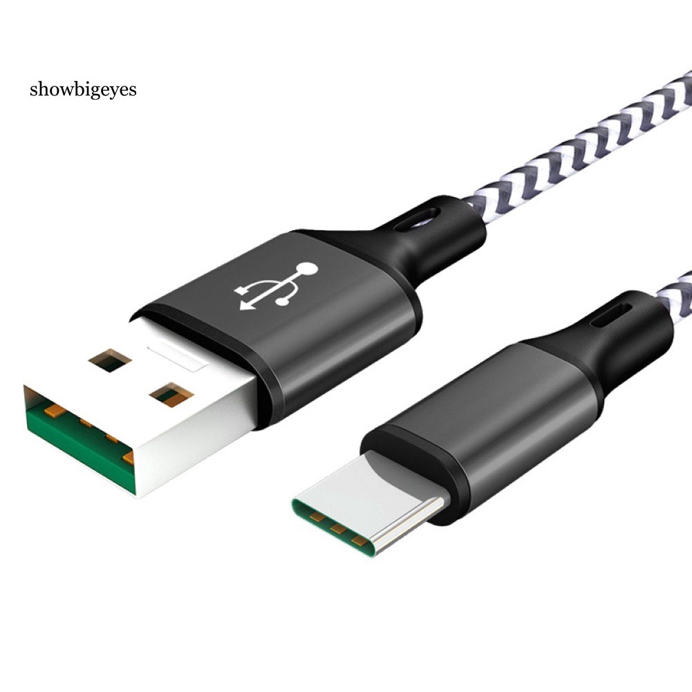 Dây Cáp Sạc Truyền Dữ Liệu Nhanh Type-C Bằng Nylon Bện Cho OPPO FINDX VOOC