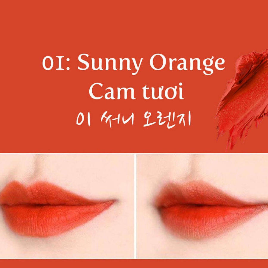Son lì nhẹ môi không trôi Beauskin Rosedew Matte Creamy 3.5g