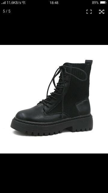 Boots chiến binh cổ lửng basic siêu chất, dễ phối đồ