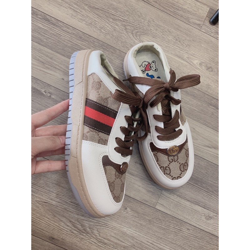 Giày Sục GG Nâu | BigBuy360 - bigbuy360.vn