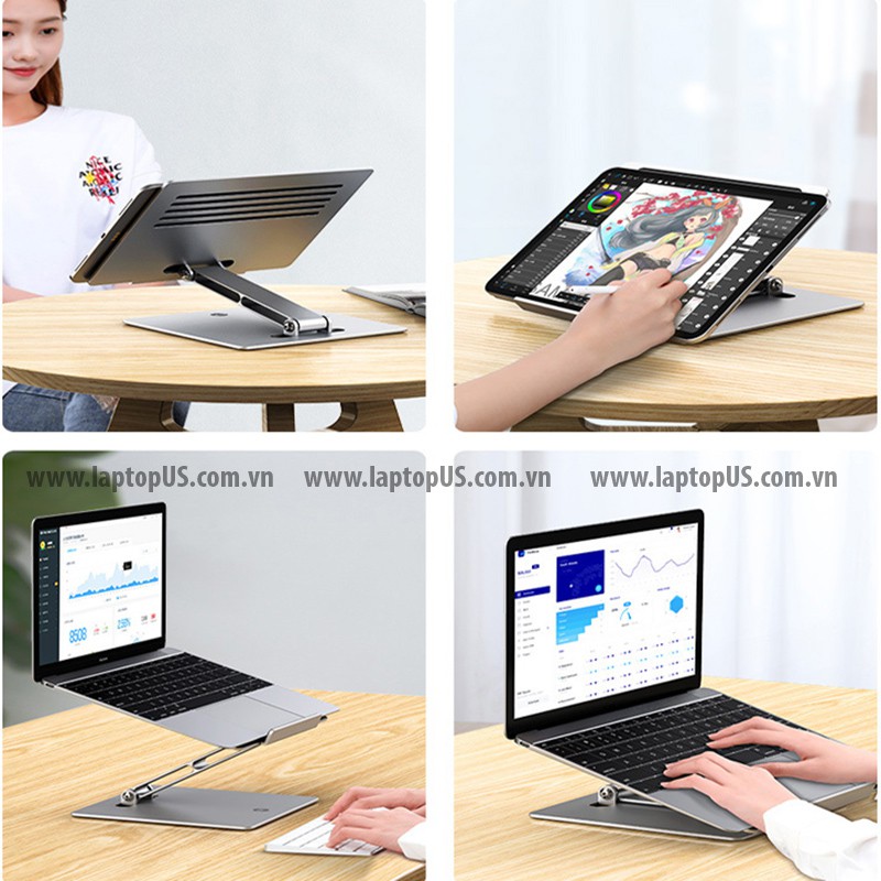 ✅ Kệ Giá Đỡ Laptop Macbook Nhất Trụ Xếp Gọn Mang Đi