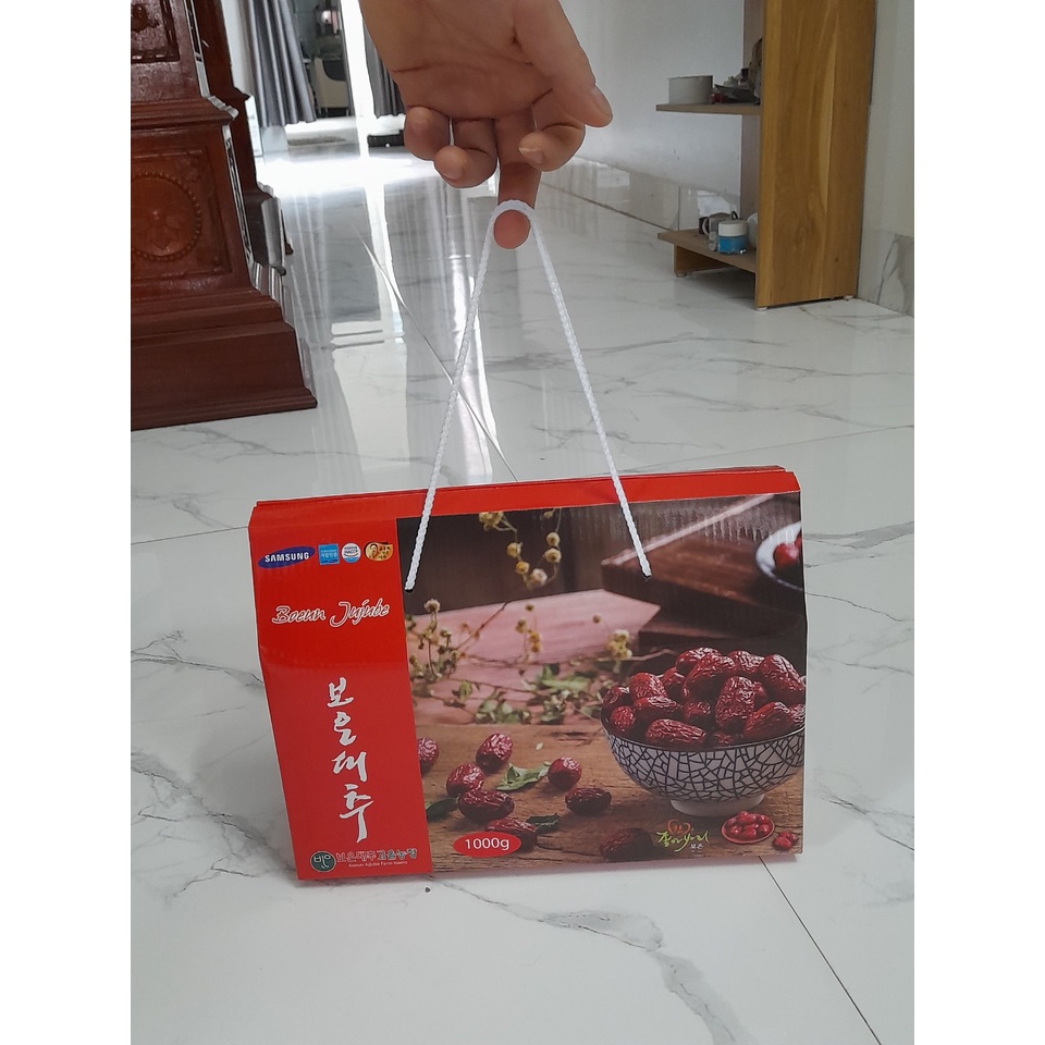 Táo Đỏ Sấy Khô SamSung Hàn Quốc Hộp 1KG ( TÁO ĐỎ SẤY KHÔ HÀN QUỐC BOEUN JUJUBE )