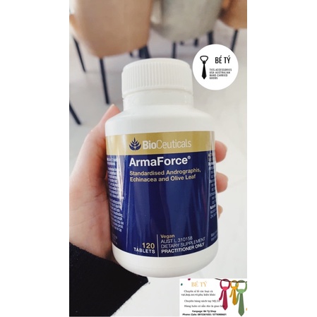 Viên uống phục hồi sức khoẻ ArmaForce BioCeuticals giảm ho,đau họng khi cảm cúm