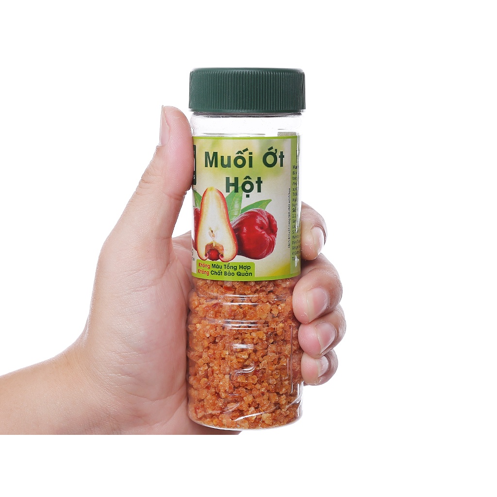 [ COMBO 2 HŨ ] Muối ớt hột 65gr Dh Foods rất phù hợp để ướp và chấm các loại hải sản.Đảm bảo an toàn sức khỏe .