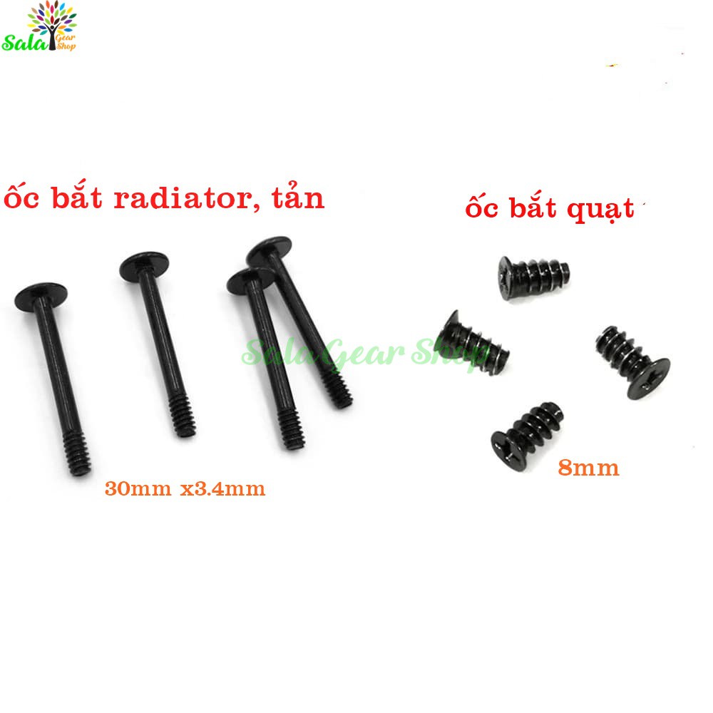 ốc bắt quạt tản nhiệt rgb, fan case,radiator