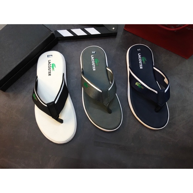 Dép xỏ ngón nam lacoste