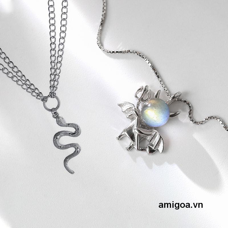 ✨✨Vòng cổ hợp kim hình rắn độc đáo