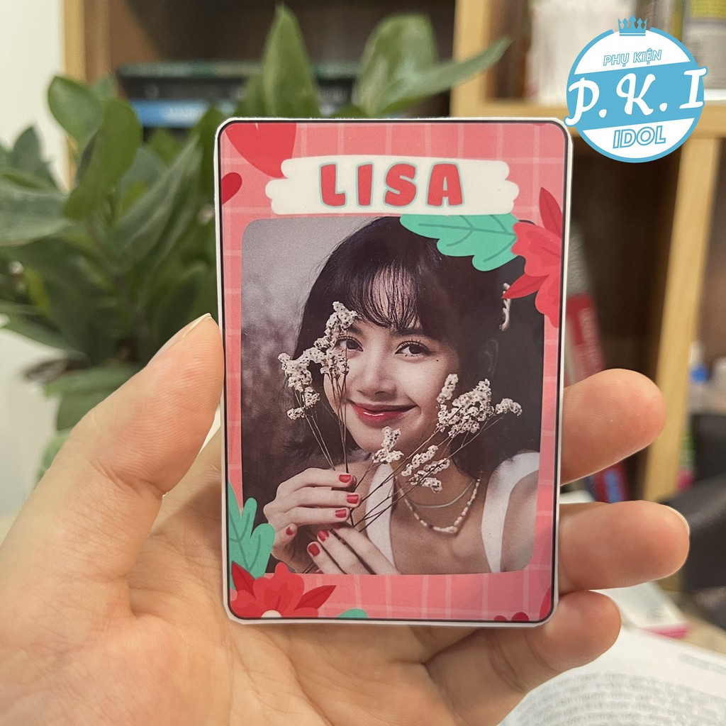 Bộ Card Cứng In Hình Nhóm Nhạc – Các Thành Viên Blackpink Bo Góc