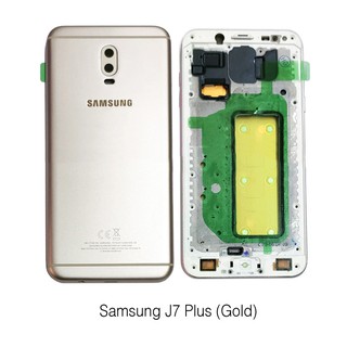 BỘ VỎ SAMSUNG J7 PLUS + KHAY SIM ZIN