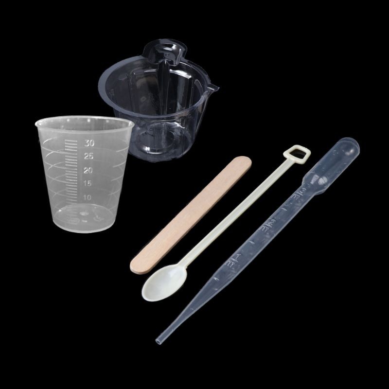 L DIY Epoxy Resin Molds Jewelry Making Tool Kit With Stirrers Droppers Spoons Cups