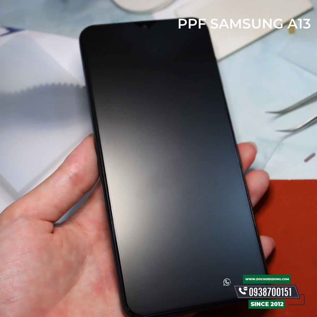 Miếng dán PPF SAMSUNG A13 trong, nhám, đổi màu cao cấp