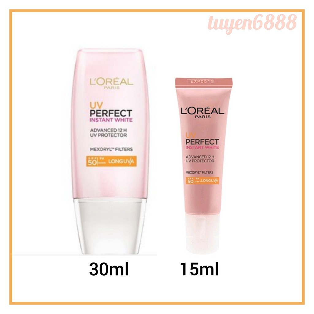 Kem chống nắng dạng sữa L'oreal Paris UV Perfect SPF50+