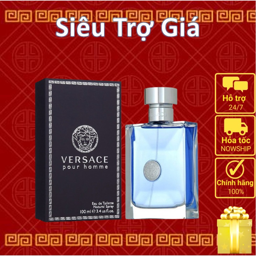 Nước hoa Versace Dylan Blue Pour Homme EDT 100ml, mạnh mẽ, tự tin | BigBuy360 - bigbuy360.vn