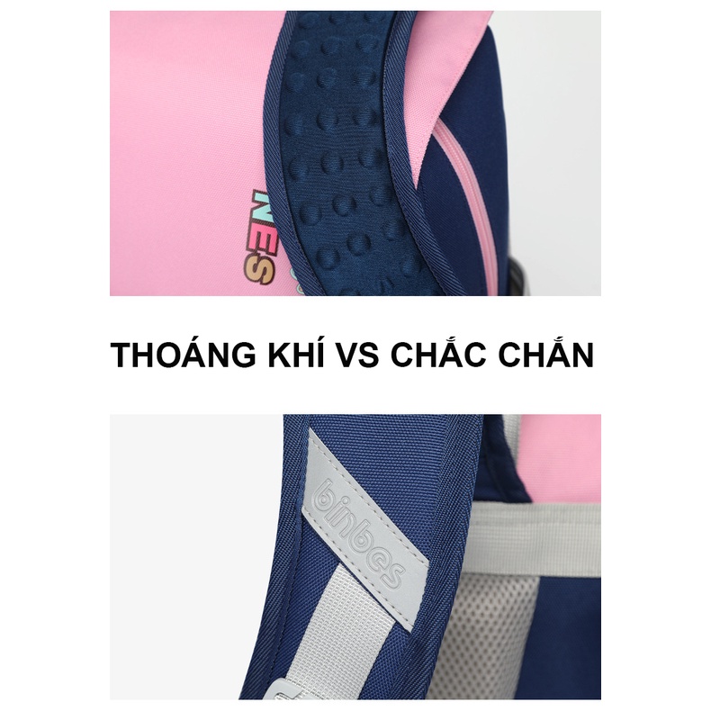 Ba lô học sinh cấp 1 và cấp 2 siêu nhẹ chống gù chống nước cao cấp phong cách châu âu - Fortune Mouse HS1037