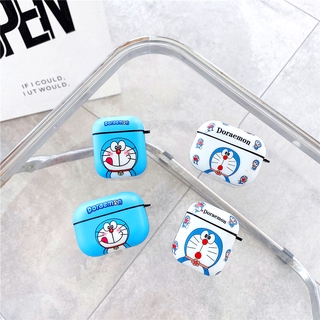 Vỏ Bảo Vệ Hộp Sạc Tai Nghe Airpods 1 / 2 Hình Doraemon Đáng Yêu 1 / 2
