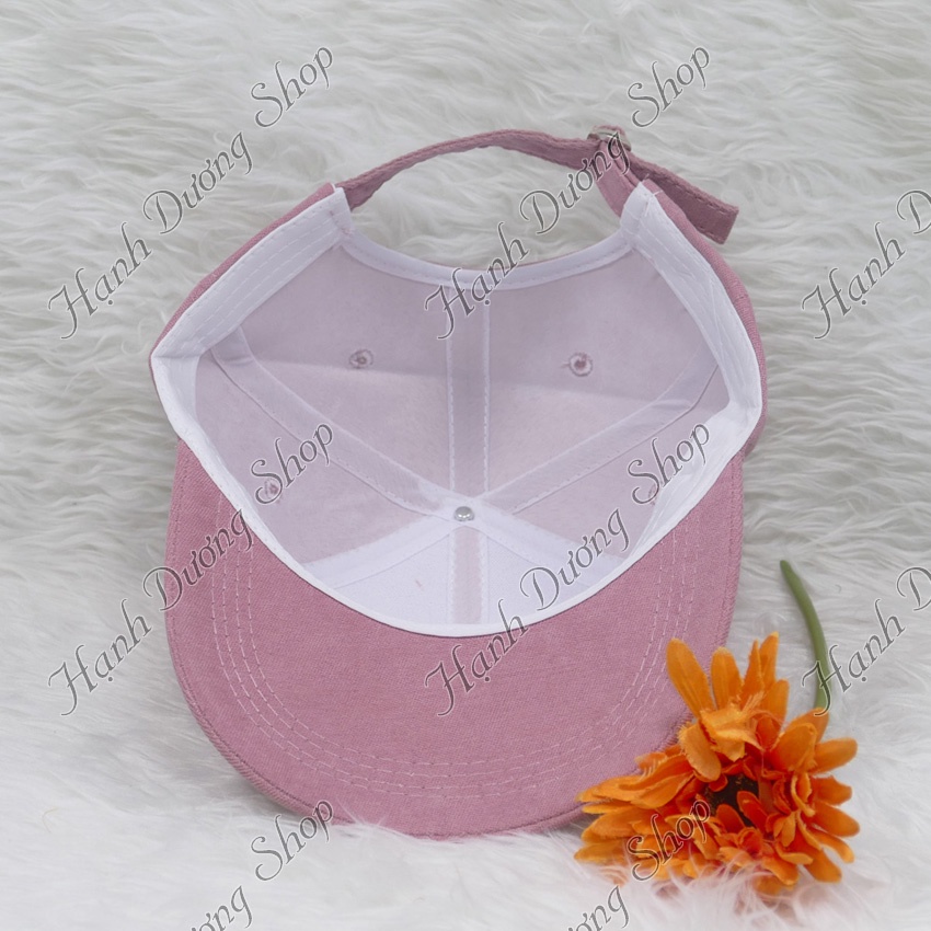 Nón kết nhung cao cấp mũ lưỡi trai nhung thêu lông xù chữ L thời trang cá tính phù hợp cả nam và nữ