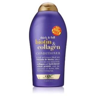 Dầu xả làm đay và chống rụng tóc OGX biotin & Collagen 577ml
