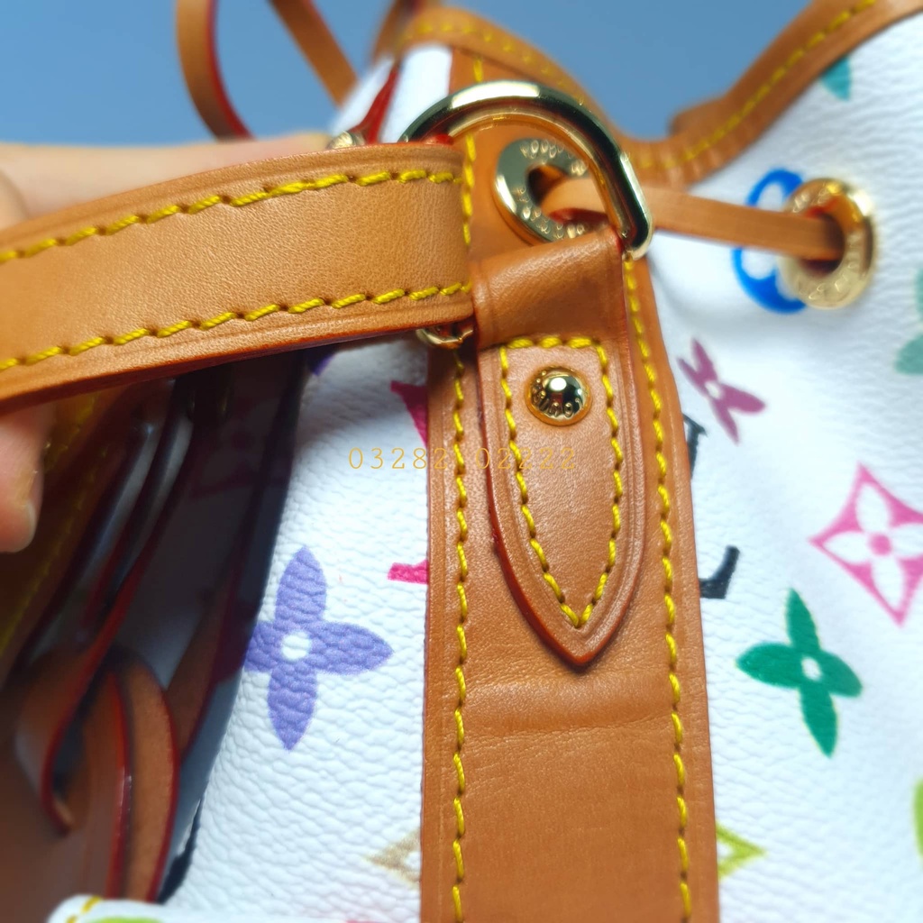 III.Túi xách Bucket LV trắng 7 màu si Nhật xịn sò