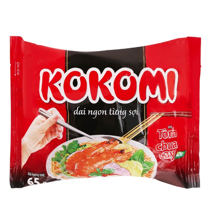 Thùng 30 Gói 65g Mì Tôm Chua Cay Kokomi | BigBuy360 - bigbuy360.vn