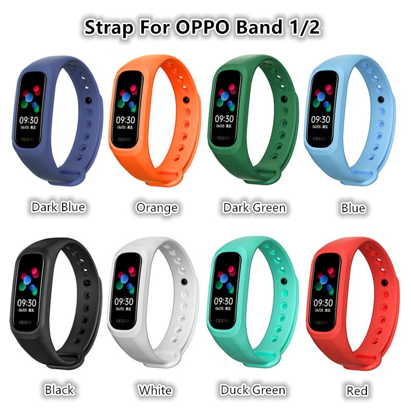 Dây Đeo Tay Thay Thế Bằng Silicon Gel Thoáng Khí Cho OPPO Band / OPPO EVA