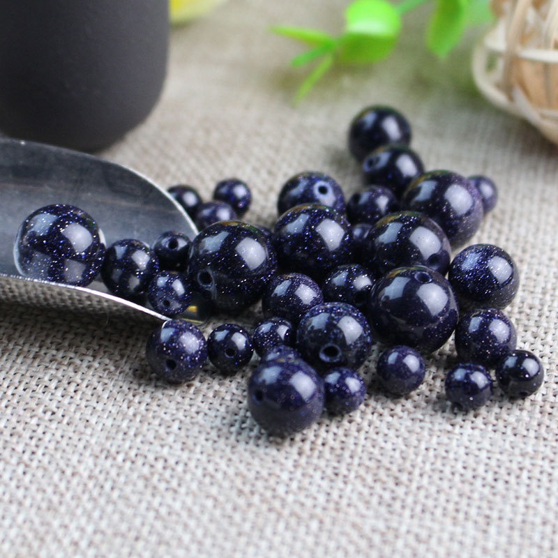 Chuỗi Hạt Đá Sa Thạch Xanh Hình Mặt Trăng/Ngôi Sao Độc Đáo Chất Lượng Cao