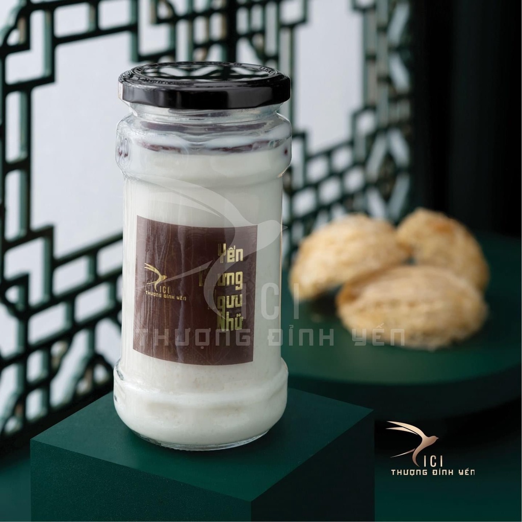 Hũ thủy tinh/ Lọ thủy tinh tròn 280ml nắp vặn chưng yến, đựng thực phẩm