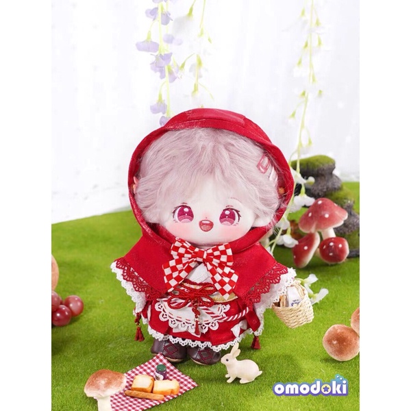 Set trang phục Thị Trấn Cổ Tích cho doll 20cm Omodoki Nàng Tiên Cá, Bạch Tuyết, Alice, Cô Bé Quàng Khăn Đỏ