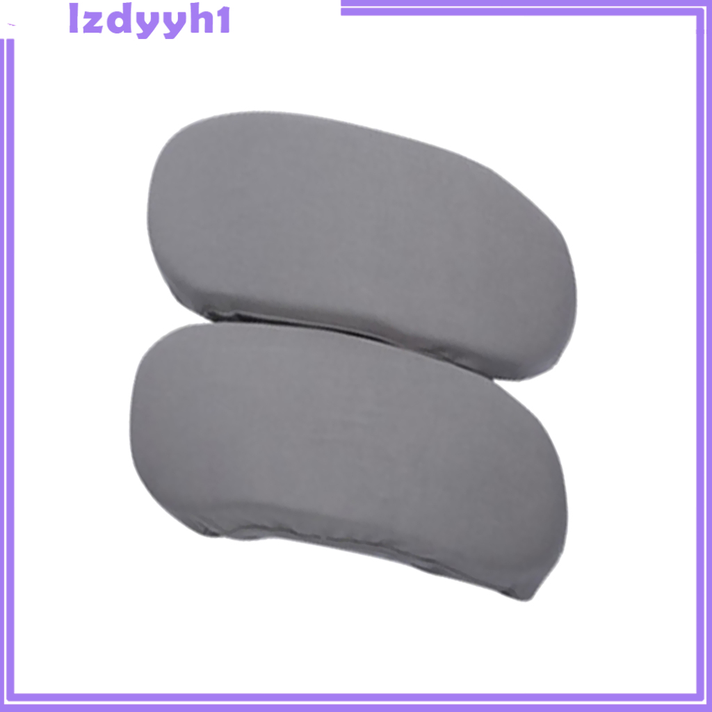 JoyDIY 2Pcs Armrest Covers Polyester spandex Protectors Protect Chair Arms Black