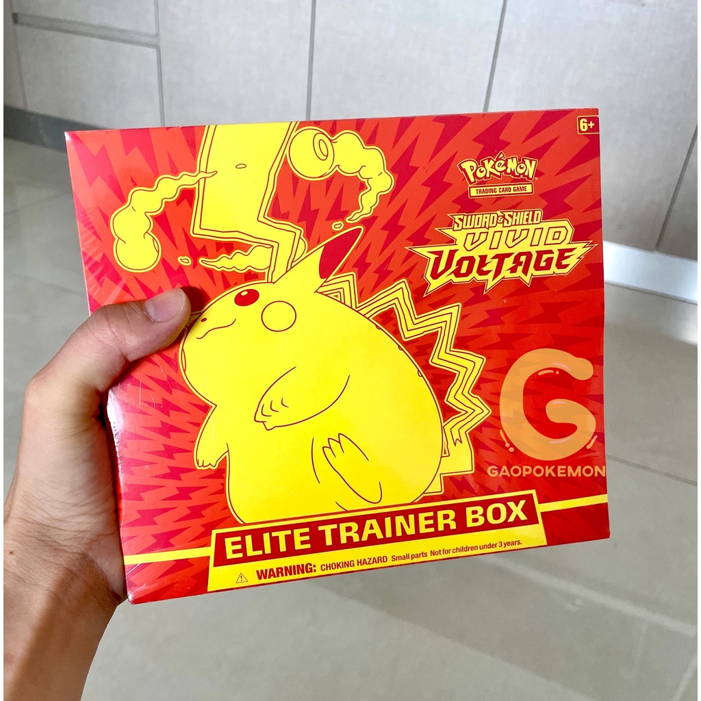 Hộp thẻ bài Pokemon TCG - Sword & Shield Vivid Voltage Elite Trainer Box